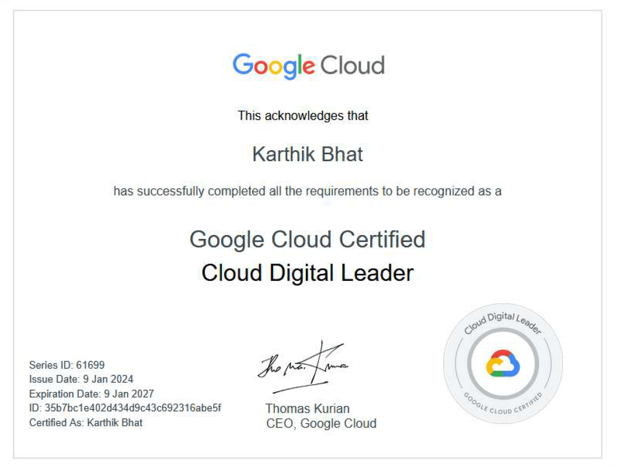 Google Cloud Digital Leader